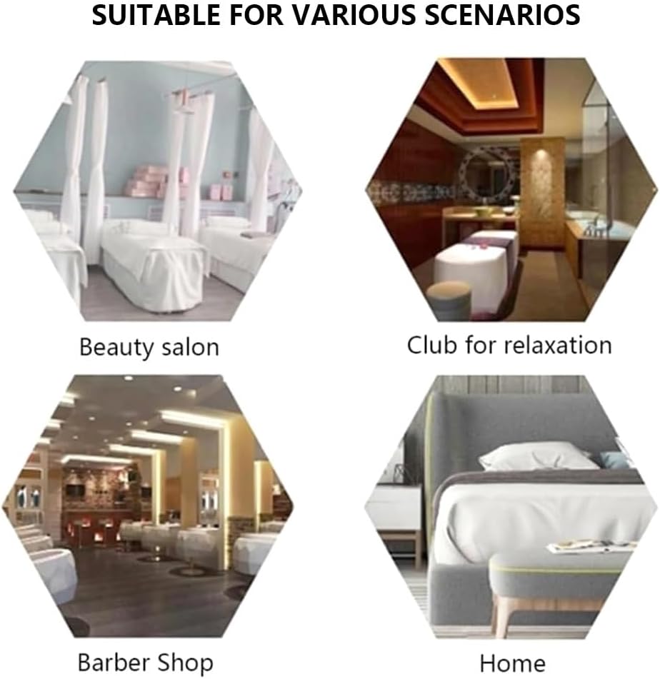 Beauty Salon Room Divider Curtain Rod, L Shaped Corner Curtain Rod, Wall Mount Curtain Partition Rod for Massage Room, Bedroom, Clinic, Shared Bedroom(Gold)