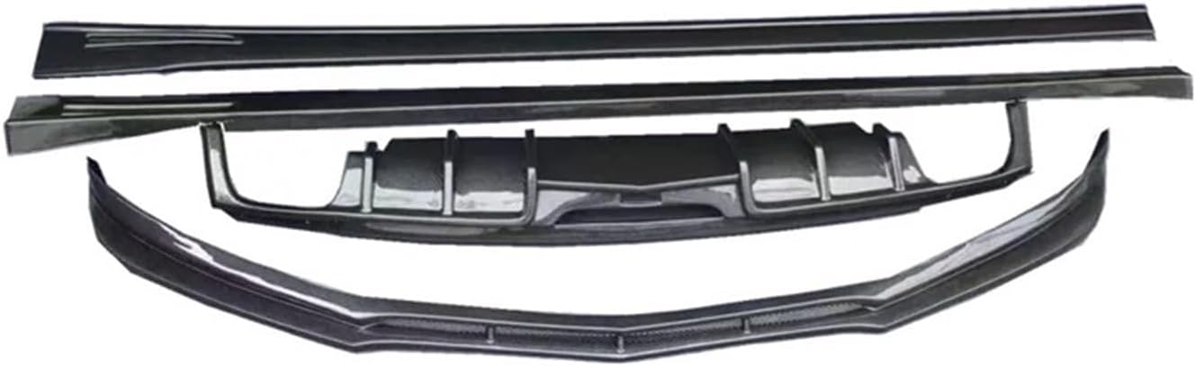 Car Bumper Body Kits, Compatible For Cadillac CT6 2018-2023 Bodykit, Front Bumper Lip Rear Diffuser Side Skirts Auto Parts Accessories