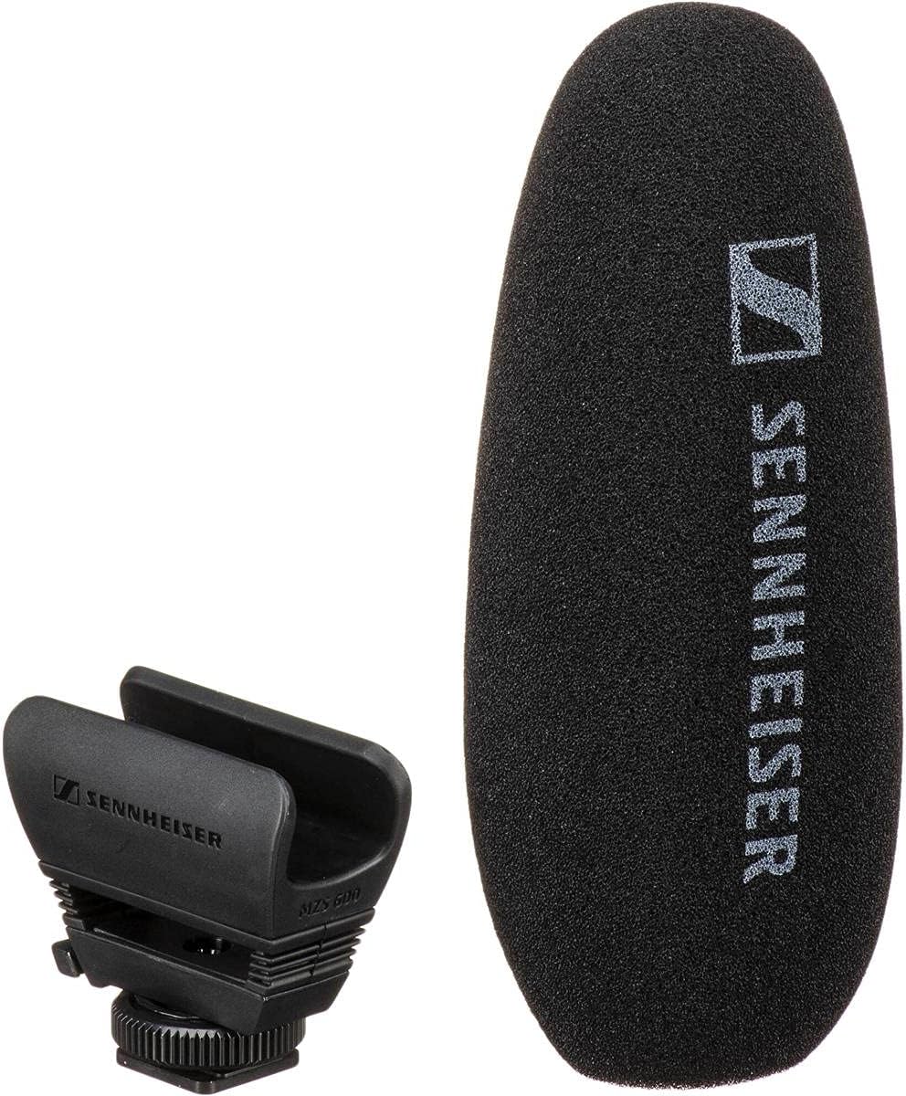 Sennheiser AVX-MKE2 SET Digital Camera-Mount Wireless Omni Lavalier Microphone Bundle with Sennheiser MKE 600 Shotgun Microphone, H&A Value Series XLR M to F Professional Microphone Cable