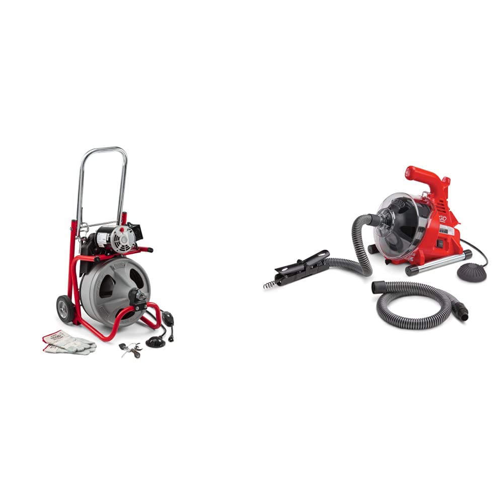 RIDGID 26998 K-400 120-Volt Drain Cleaning Drum Machine Kit with C-45IW 1/2