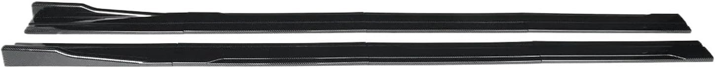 Side Skirts Universal Car Side Skirt 8 Pcs 2.2m Winglet Splitters Lip Side Spoiler Compatible for VW Polo Golf Mk5 Mk6 Mk7 Jetta Passat(Carbon Look)