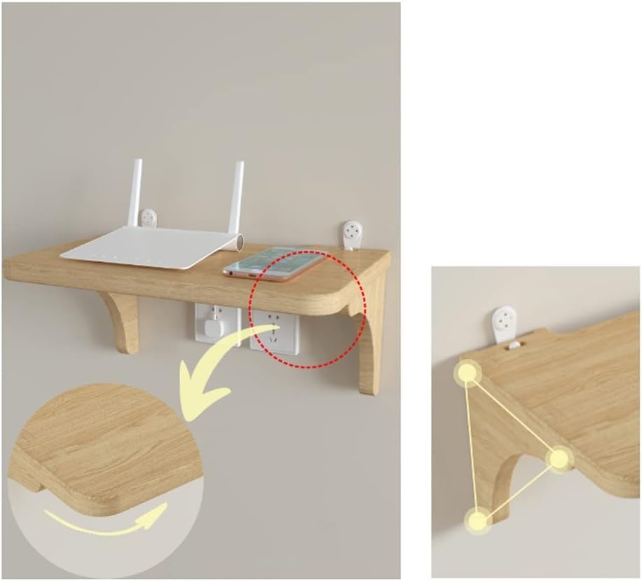 Floating Shelf Bracket Floating Wall Mount Shelf, Wall Mount Shelves, Shelf Wall-Mounted TV Stand, Storage Rack, Wall-Mounted Storage Rack Shelves Bracket (Color : D)
