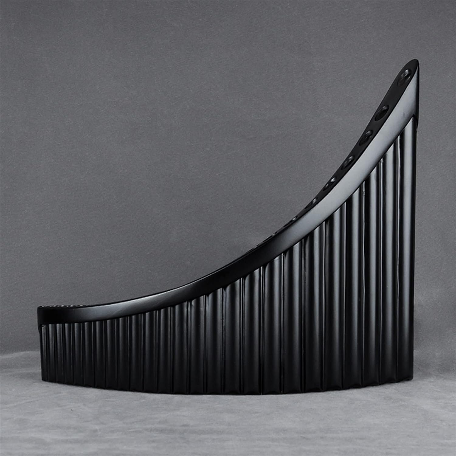 KESHUO Panpipes G Key 25 Pipes Black Pan Flute Woodwind Instrument Handmade Pan Pipe Panpipes (Color : 25C Right Hand)