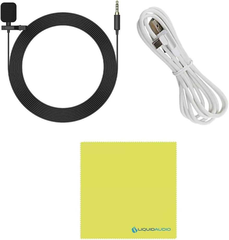 Arturia MiniLab 3 MIDI Keyboard Controller, Lavalier Omnidirectional Mic, USB Cable & Polishing Cloth - 25 Key MIDI Keyboard for Recording Studio Equipment, Software Included (with 3.5mm Omni Mic)