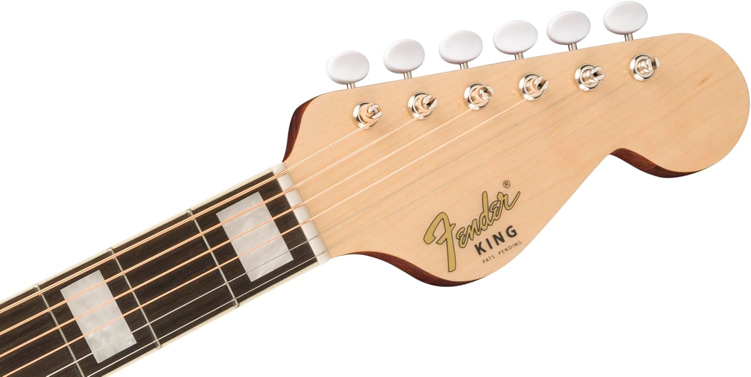 Fender King Vintage Acoustic Guitar, Aged Natural