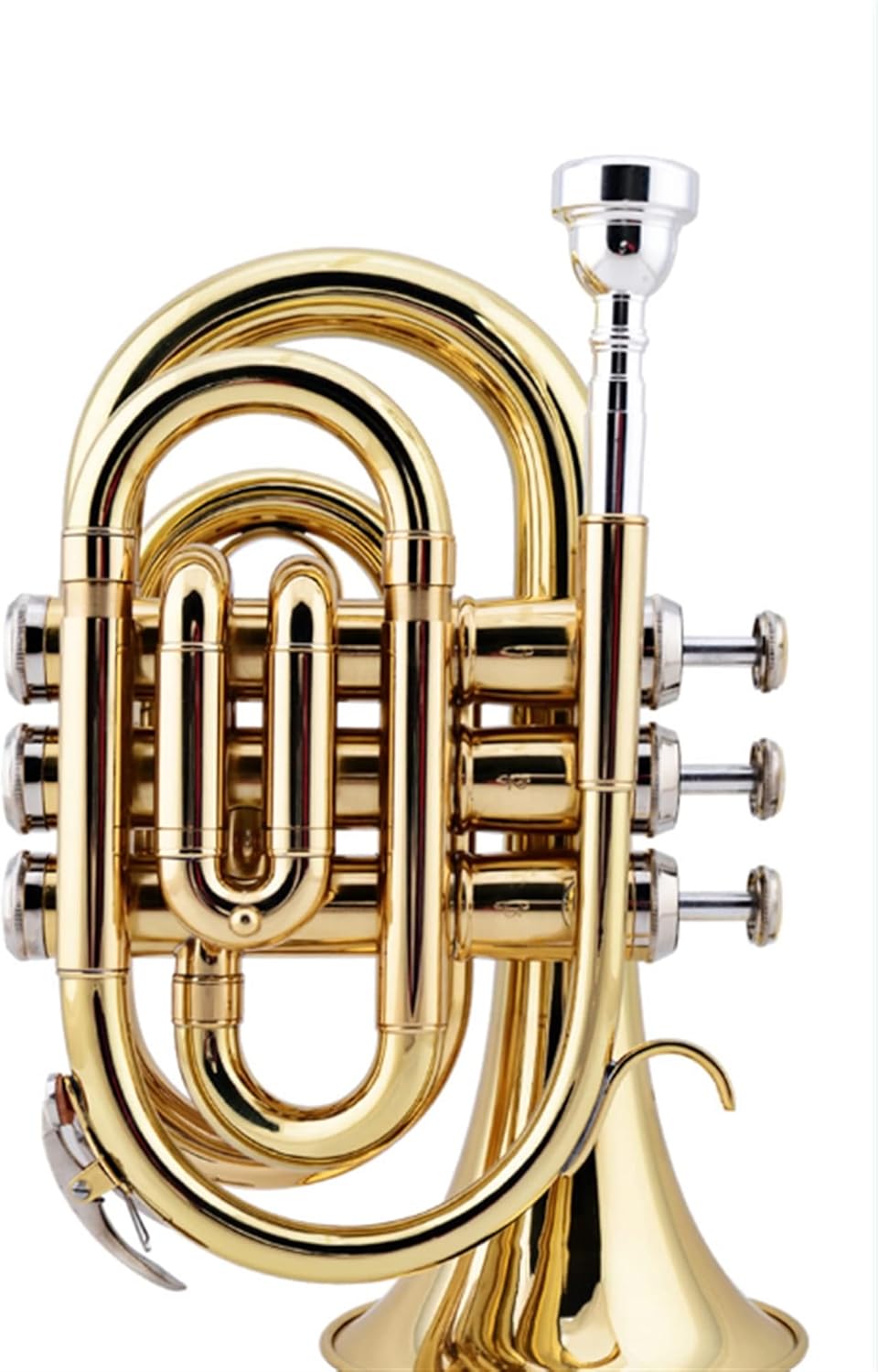 Trumpets Beginner Brass Pocket Trumpet B Flat Professional Gold Lacquer Cornet Wind Instrument Trumpet Set