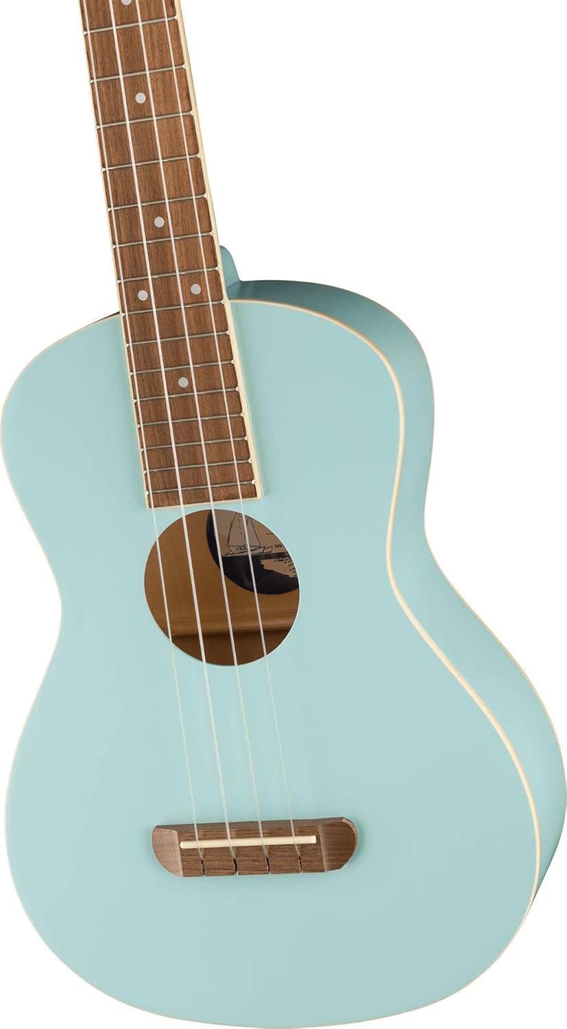 Fender Avalon Tenor Ukulele - Daphne Blue