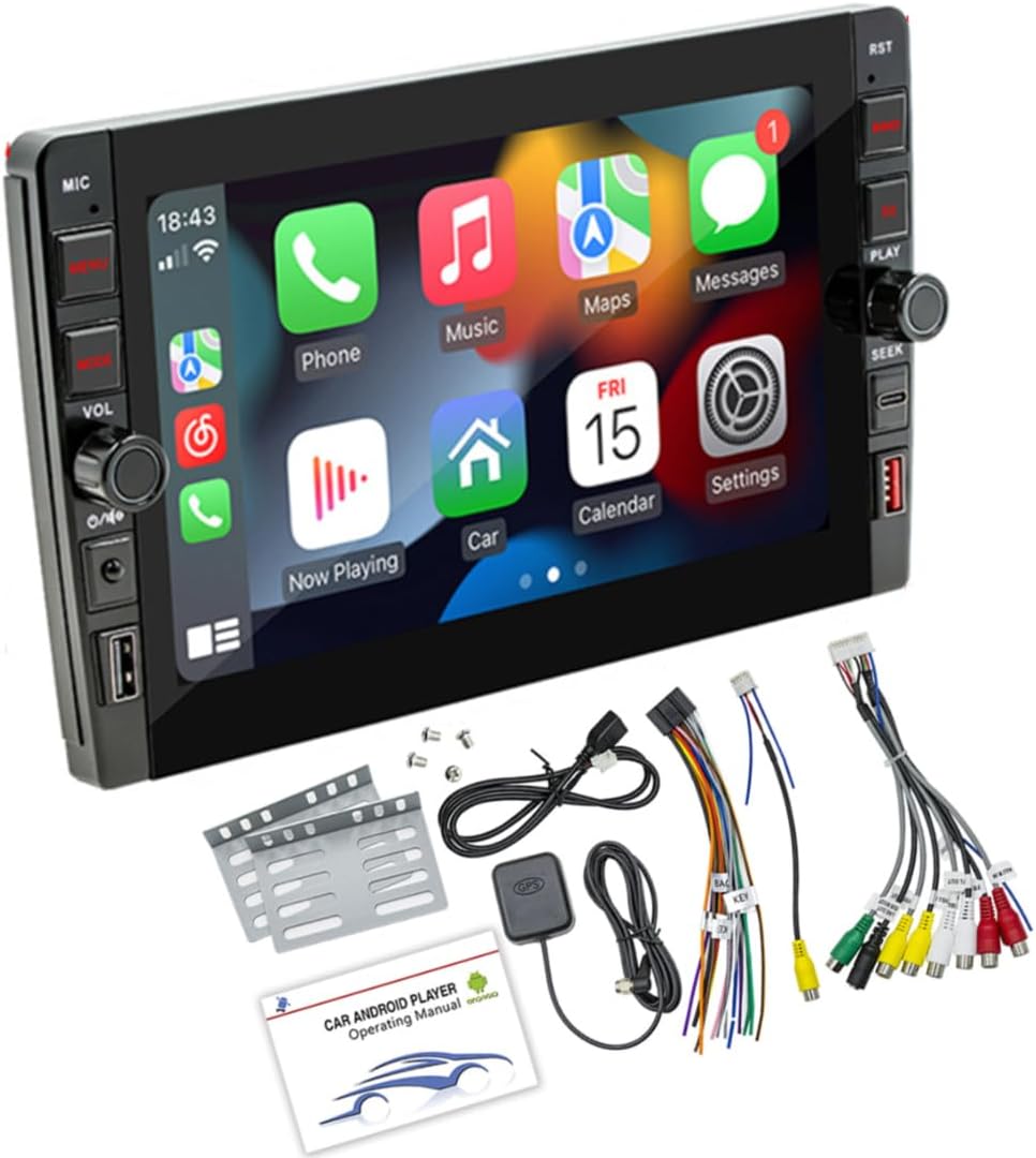 Wireless Carplay & Android Auto Car Stereo 9
