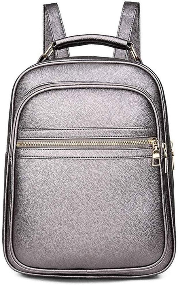 JSEIAJB Anti-theft Casual Ladies Backpack - Fashion Leather Bag Travel Cute Girl(white-Fruit peach5)