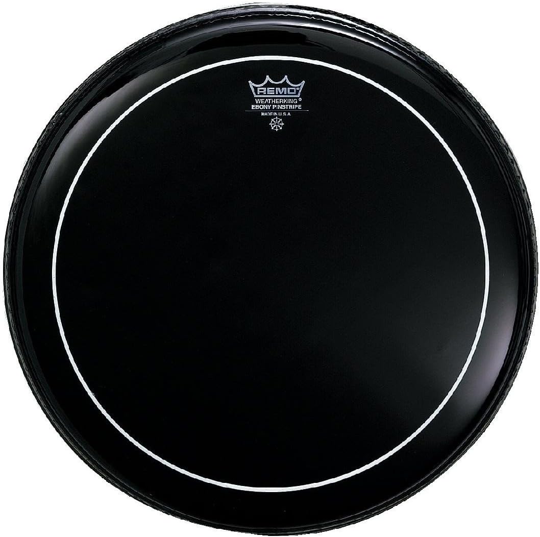 Remo Bass, PINSTRIPE®, EBONY®, 18