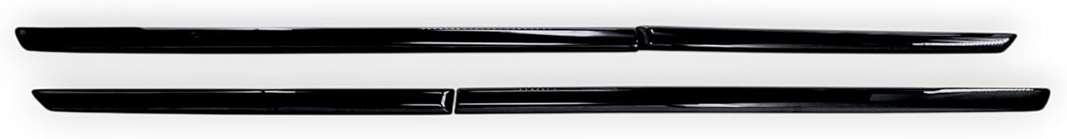 Gloss Black Tape On Car Door Side Molding Body Trim Compatible with 2021-2024 GMC Yukon |Easy Installation - No Tools Needed | SM6112BLK