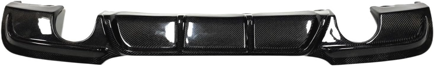Rear Bumper Diffuser Lip Compatible For BMW E90 325i 335i M-Sport 2009-2012 Real Carbon Fiber Car Exhaust Bracket Spoiler Plate Splitter
