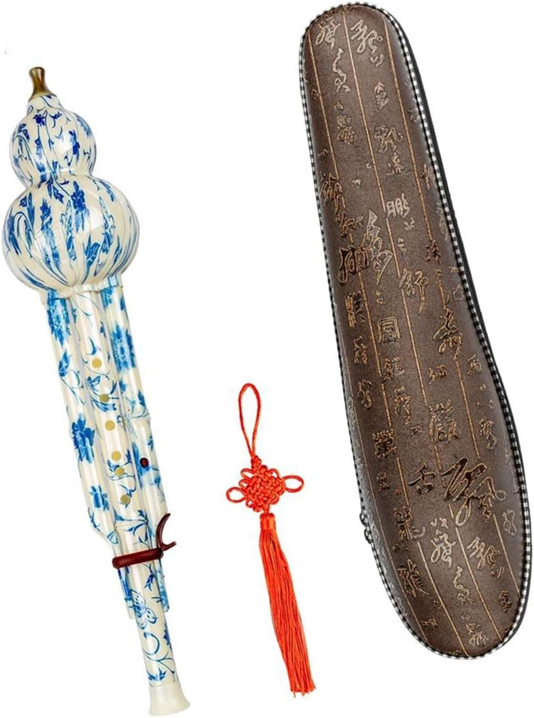 Hulusi Flute Hulusi Chinese Curcubit Gourd Flute Key Of C Sweet And Clear Sound Lightweight And Easy Carrying Woodwind Instrument