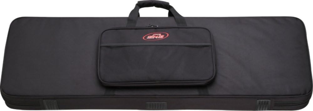 SKB Electric Bass Soft Case with EPS Foam Interior/Nylon Exterior, Back Straps