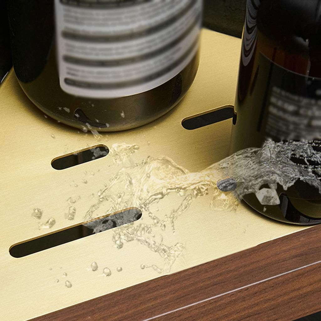 Floating Shelves Triangular Wall Mount Rack, Bathroom Corner Shelf, Simple Floating Shelves, Modern Wall Decoration, Load Bearing 8kg (Color : Brown, Size : 21 * 21cm)