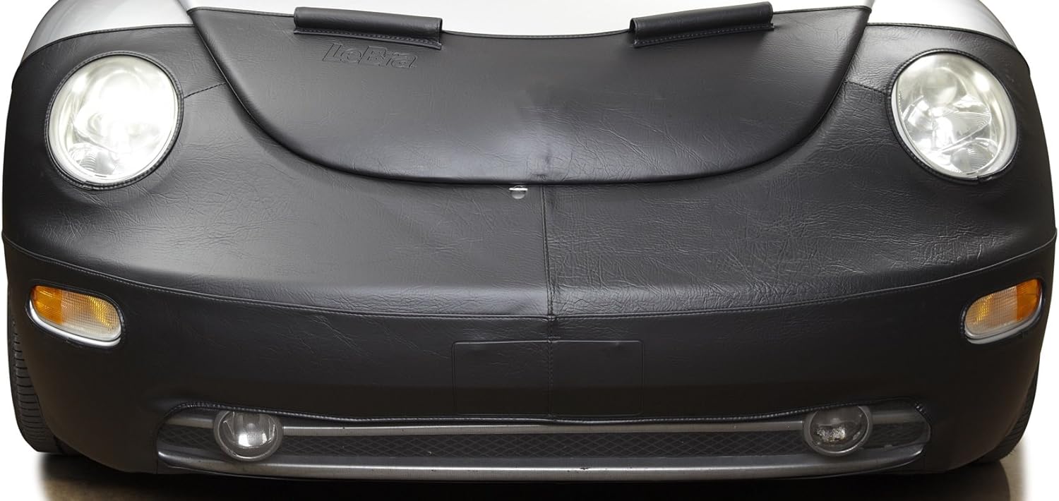 Lebra 2 piece Front End Cover Black - Car Mask Bra - Fits - HYUNDAI,ACCENT,2006 thru 2009