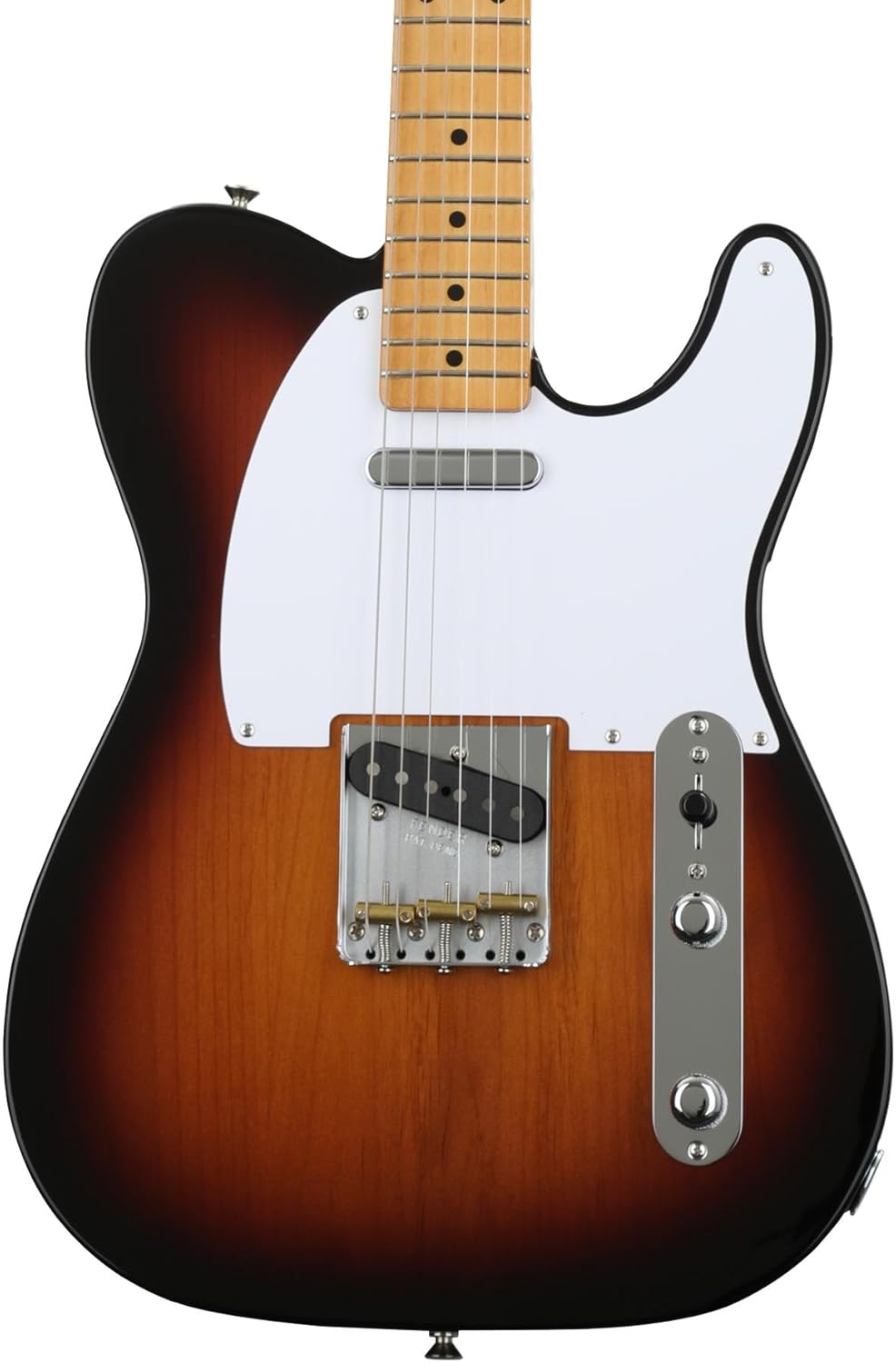 Fender Vintera 50s Telecaster Electric Guitar, with 2-Year Warranty, 2-Color Sunburst, Maple Fingerboard