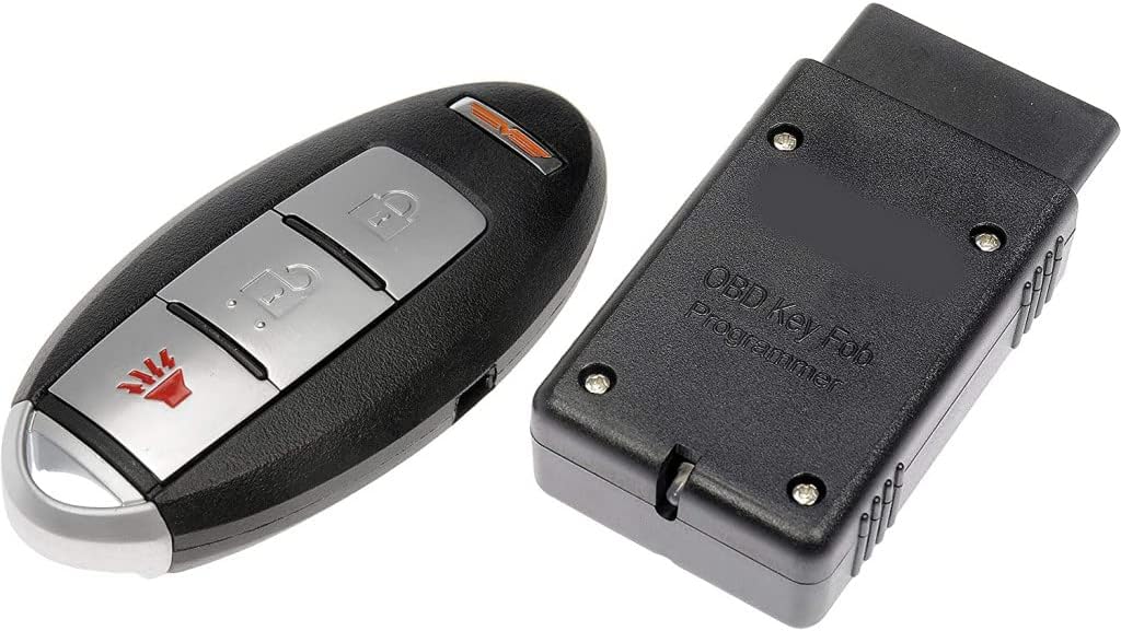 KarParts360 for Nissan Pathfinder 2013 2014 2015 Keyless Remote | with Batteries | 3 Button Quantity | Black Color | Standard Replacement Grade Type | Replacement for 285E33KL4A, 285E3-9PB3A