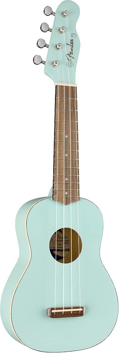 Fender Venice Soprano Ukulele, Daphne Blue