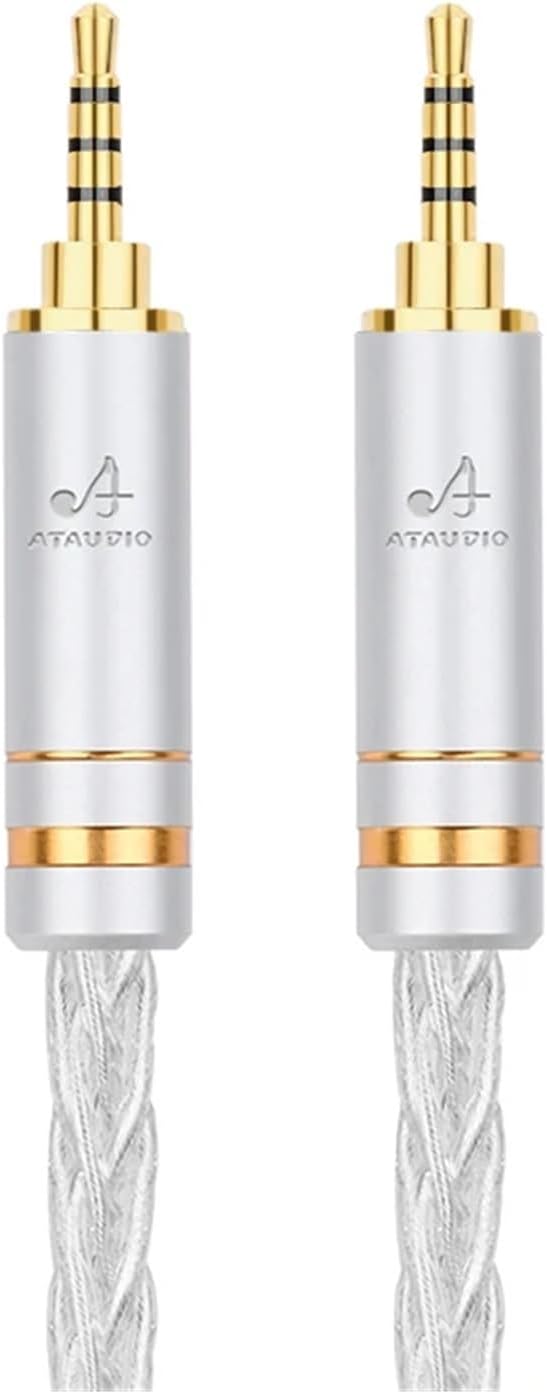 HIFI 2.5mm TRRS Balanced Cable Premium Pure Silver Core 24K Gold Plated 2.5mm Jack for MP3(1m)