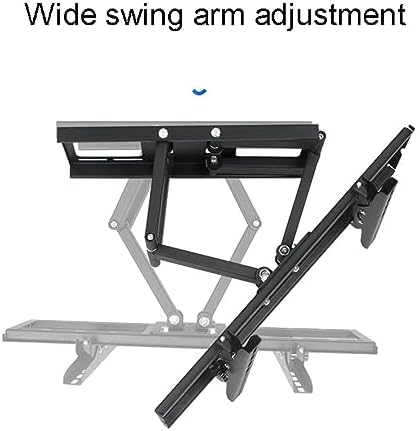 TV Wall BracketTV Wall Mount - Swivel and Tilt Full Motion TV Mount - for 42-75 Inch TVs, TV Monitor Wall Mount Bracket, Holds Up to 90kg/198lbs, Max 600x400mm