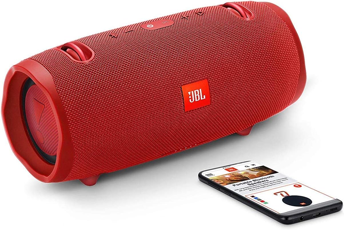 JBL Xtreme 2 Portable Waterproof Wireless Bluetooth Speaker (Red)