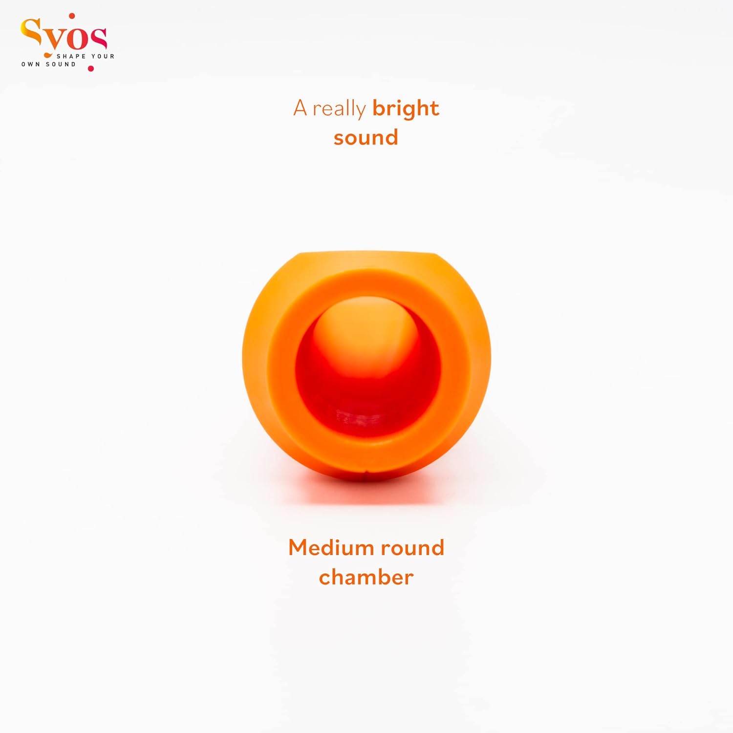 Syos Alto Saxophone Mouthpiece, Spark Model, 5 Tip Opening, Lava Orange: Easy-To-Play, Bright and Powerful