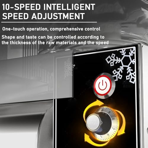 Korean Kakigori Machine ES - Versatile Snowflake Ice Shaver, Speed Adjustable Shaved Ice Maker, 60KG Capacity for Bingsu, Creamy Desserts & Smoothies