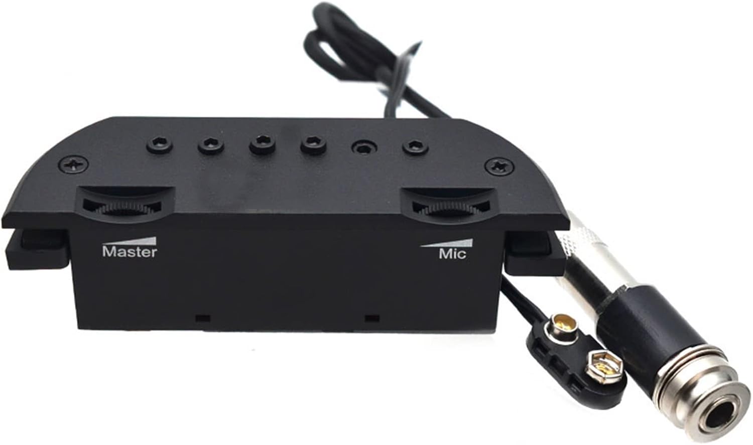 KESHUO Active Acoustic Guitar Pickup Humbucker Sound-Hole Pickup Magnetic + Mic Excellent Bass & Mid-Range Pickup Acoustic