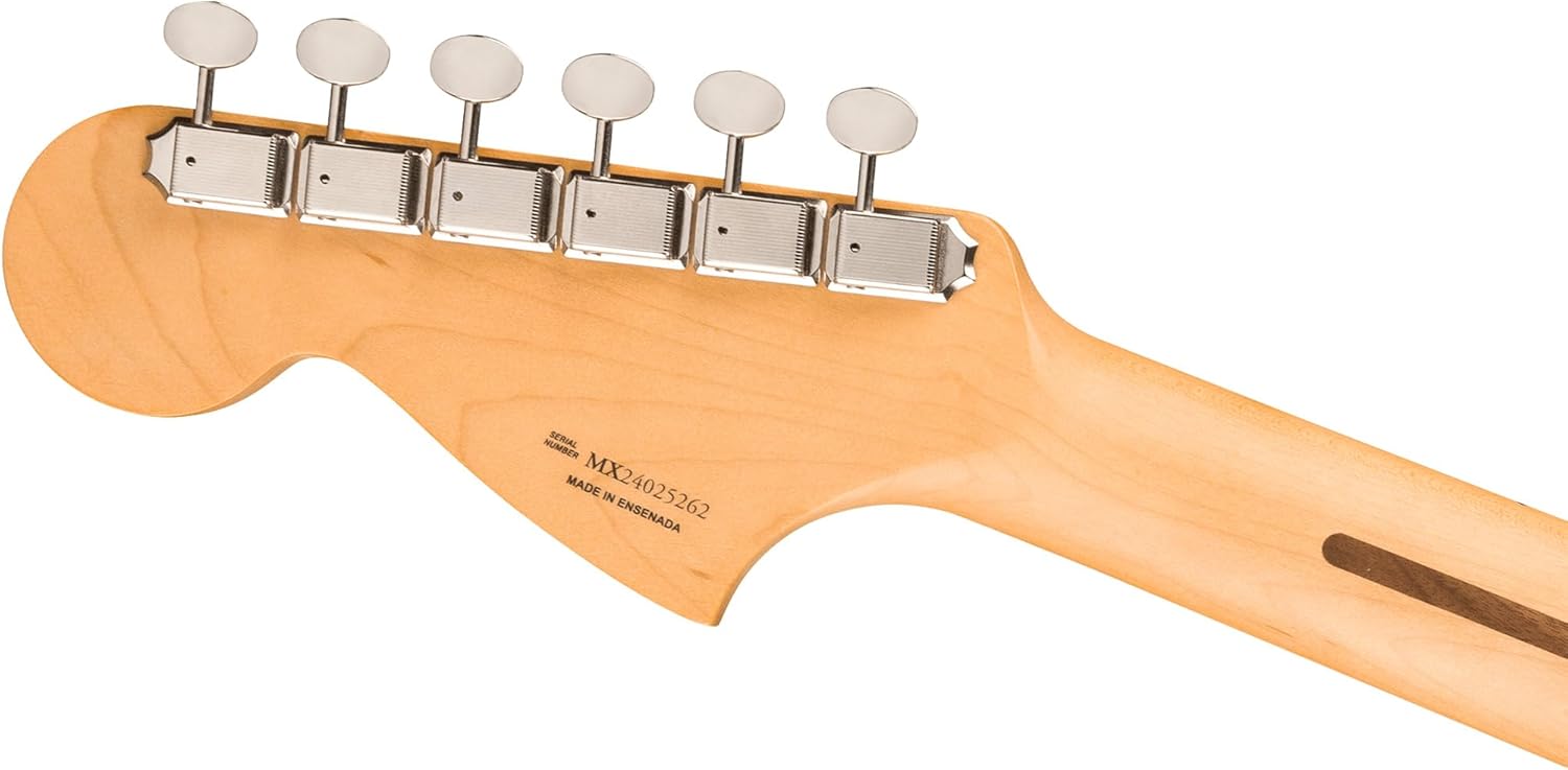 Fender Player II Mustang - 3-Color Sunburst Bundle with Gig Bag, Strap, Cable, 3-Pack Picks and Guitar Cleaning Kit