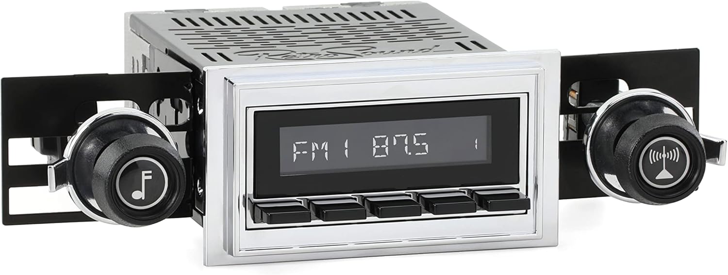 RetroRadio Compatible with 1972-76 Chevrolet Corvette Features Include Bluetooth, HD, SiriusXM Ready, AM/FM LCB-M4-118-37-73C