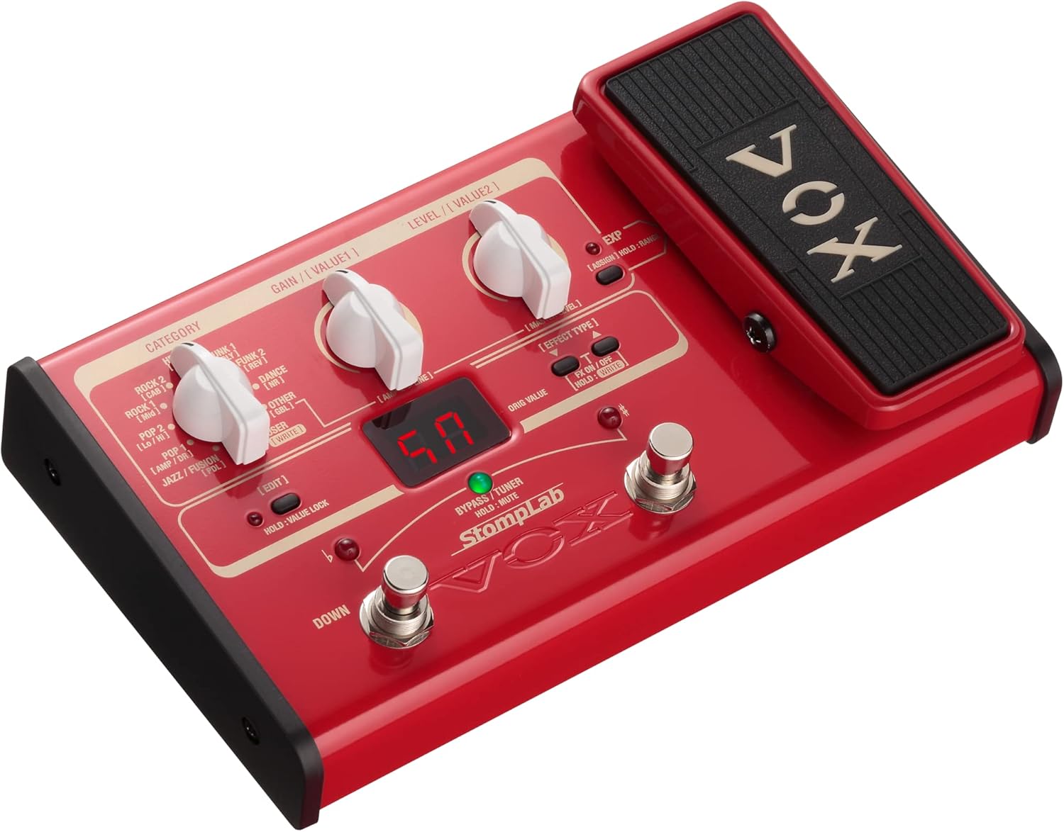 VOX StompLab 2B Multi-Effects Modeling Pedal with Expression for Bass Guitar
