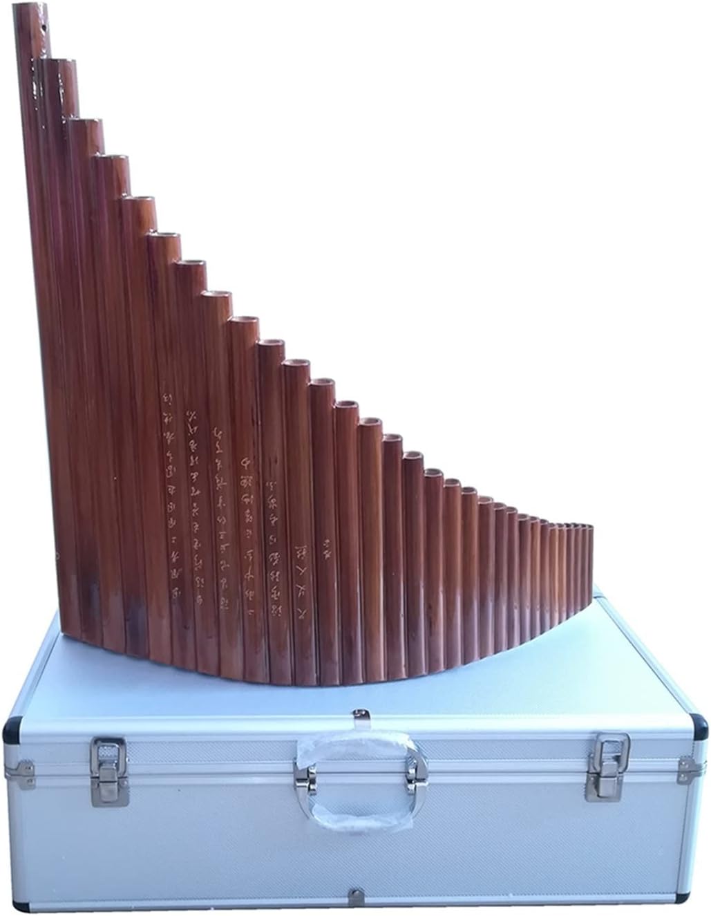 PanPipes Woodwind Instrument 31 Pipes Professional Panflute Handmade Bamboo Flute with Panpipes Case
