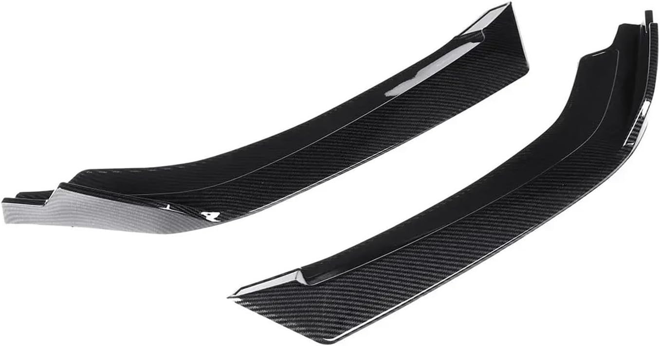 2pcs Universal Car Front Bumper Lip Splitter Diffuser Lip Splitters Compatible for Civic Sedan 4Dr for 2016-2018 Rear Bumper Side Splitter(Carbon Fiber Look)