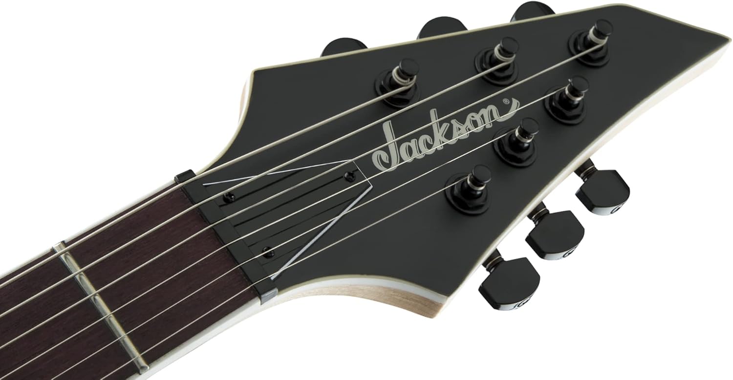 Jackson JS Series Monarkh SC JS22 Electric Guitar Red Stain Bundle with Instrument Cable, Strap, Clip-on Tuner, Picks, and Austin Bazaar Instructional DVD