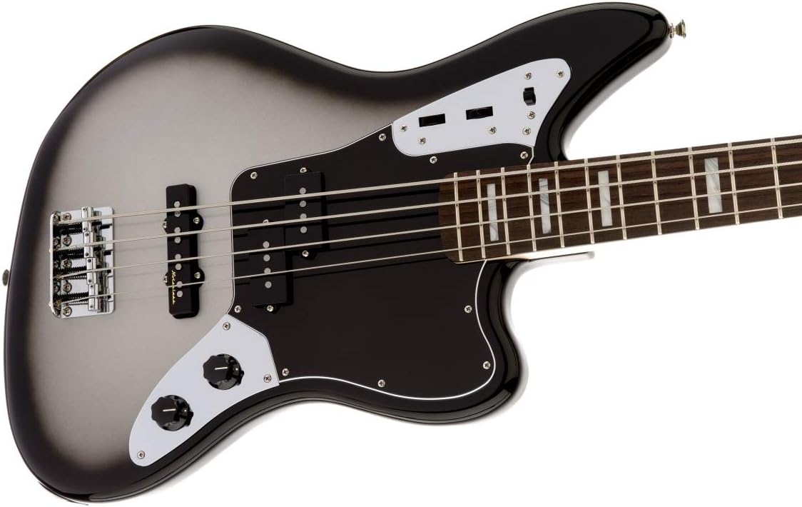 Fender Troy Sanders Jaguar Bass, Silverburst, Rosewood Fingerboard