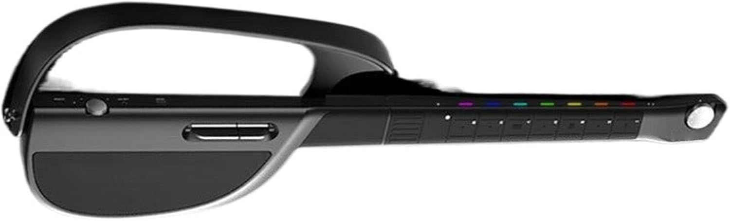 Semme Stringless Guitar, Smart Electric Silent Travel Guitar with Real Time Chord Accompaniment, Automatic Drum Machine, Interactive Music Scores, for Beginners Professional