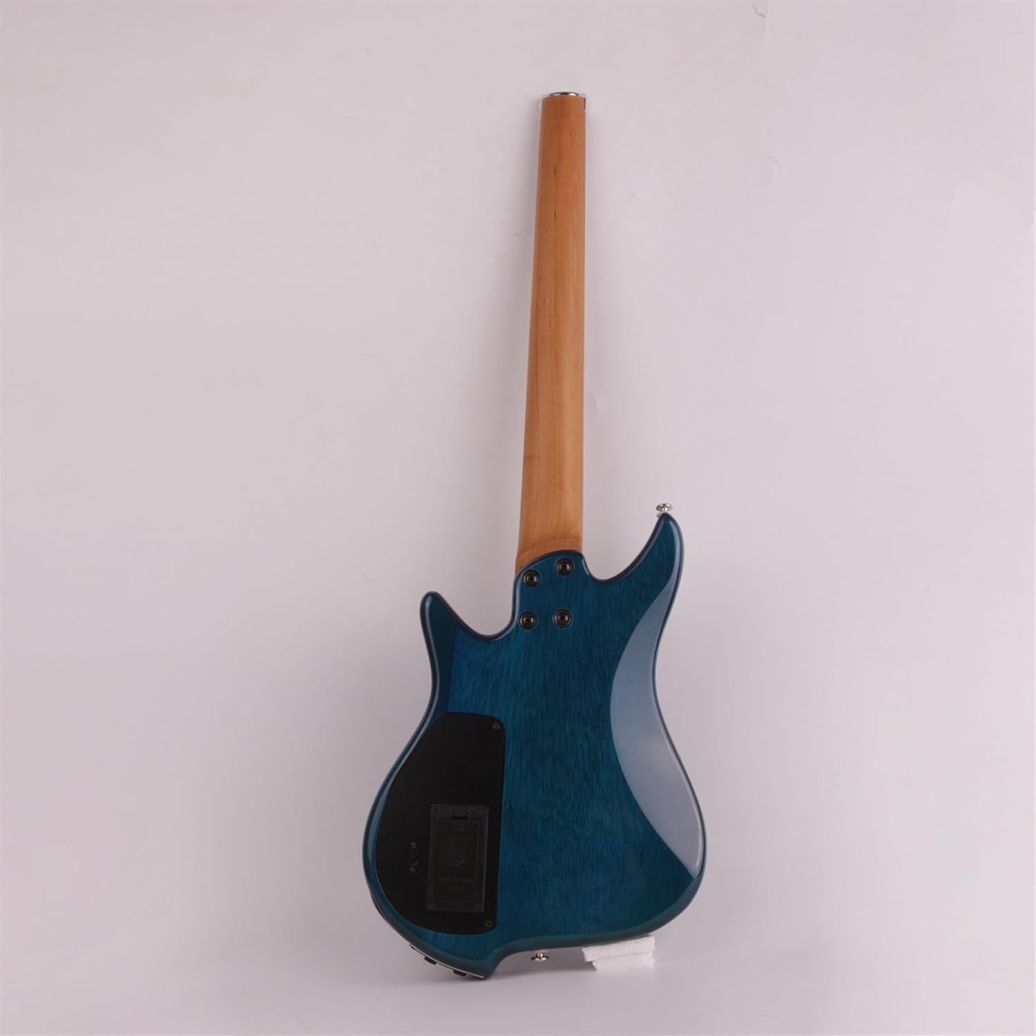 Headless Portable Travel Silent Electric Guitar Mahogany Body Rosewood Fingerboard Built in Effector Professional Headless Guitar (Color : 02)