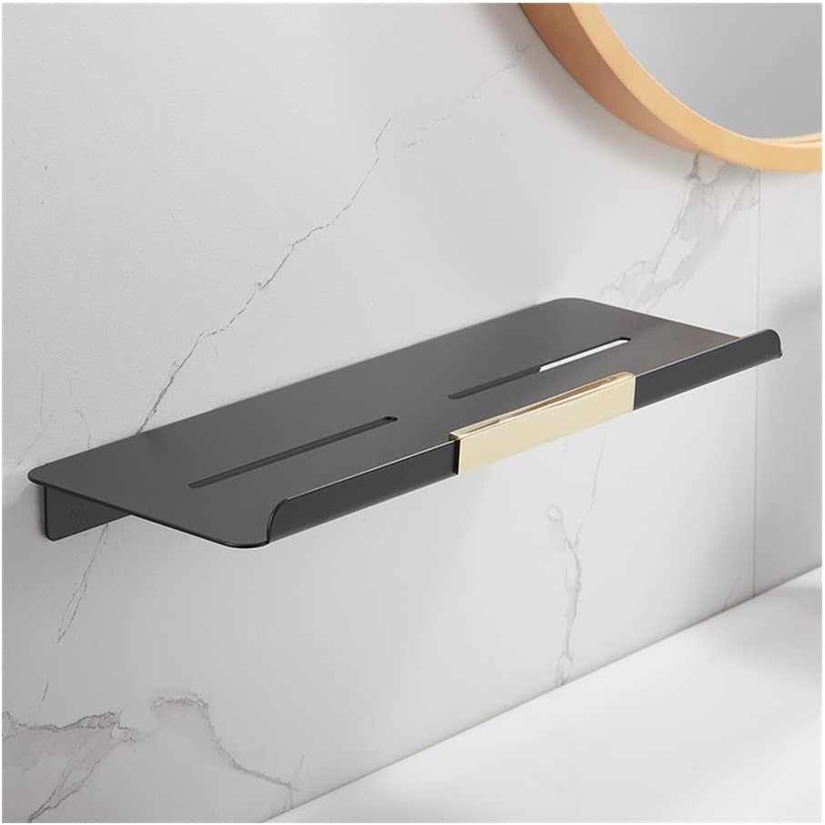 Shower Caddy Matte Black Bathroom Shelf, Shower Rack Storage Shelves, Shampoo Cosmetic Rack Holder, Wall Mount Bathroom Organization Bathroom Organizer (Color : Type A)