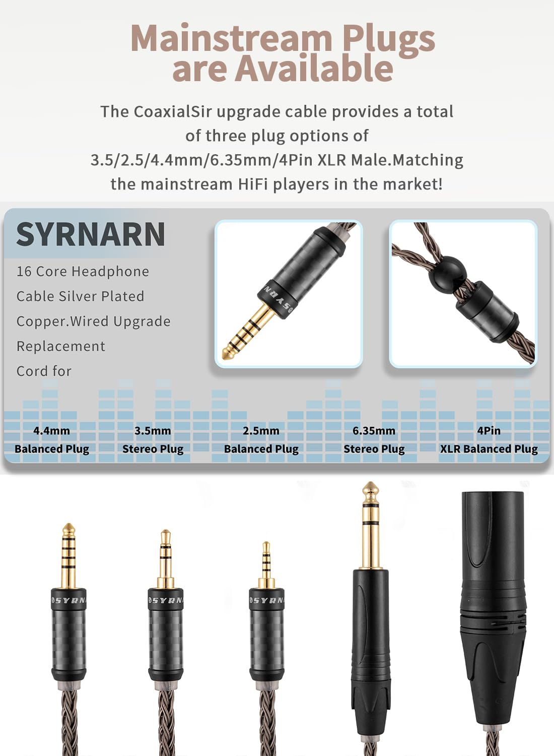 4 Pin XLR Balanced Headphone Cable Compatible with Focal Clear MG, Stellia, Celestee, Elear, Elegia, Elex, Radiance 16 Core Upgrade Replacement Cord (with 4 Pin XLR Balanced, 3Meters/10ft)