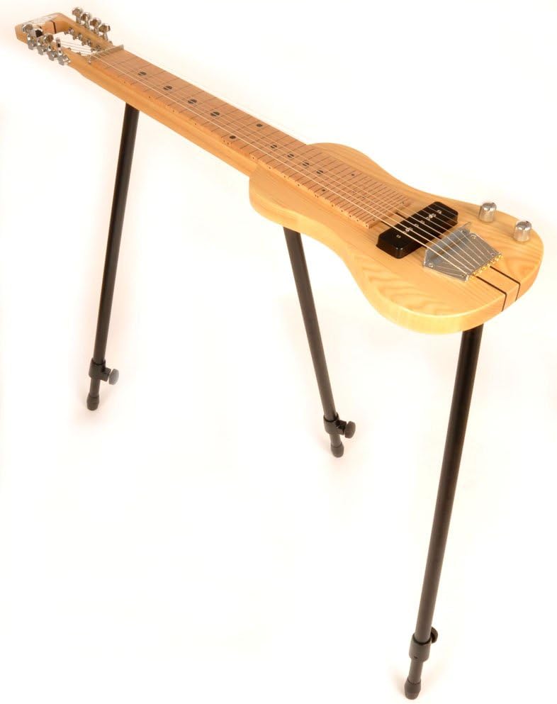 LAP 8 NAT 8 String Lap Steel Guitar w/Free Detachable Stand & Bag
