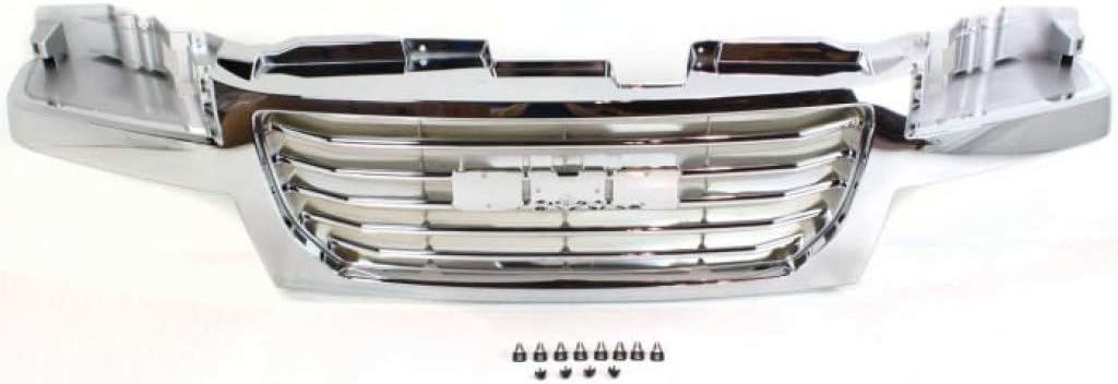 For GMC Canyon Grille Assembly 2004 05 06 07 2008 | Chrome Shell & Insert Plastic