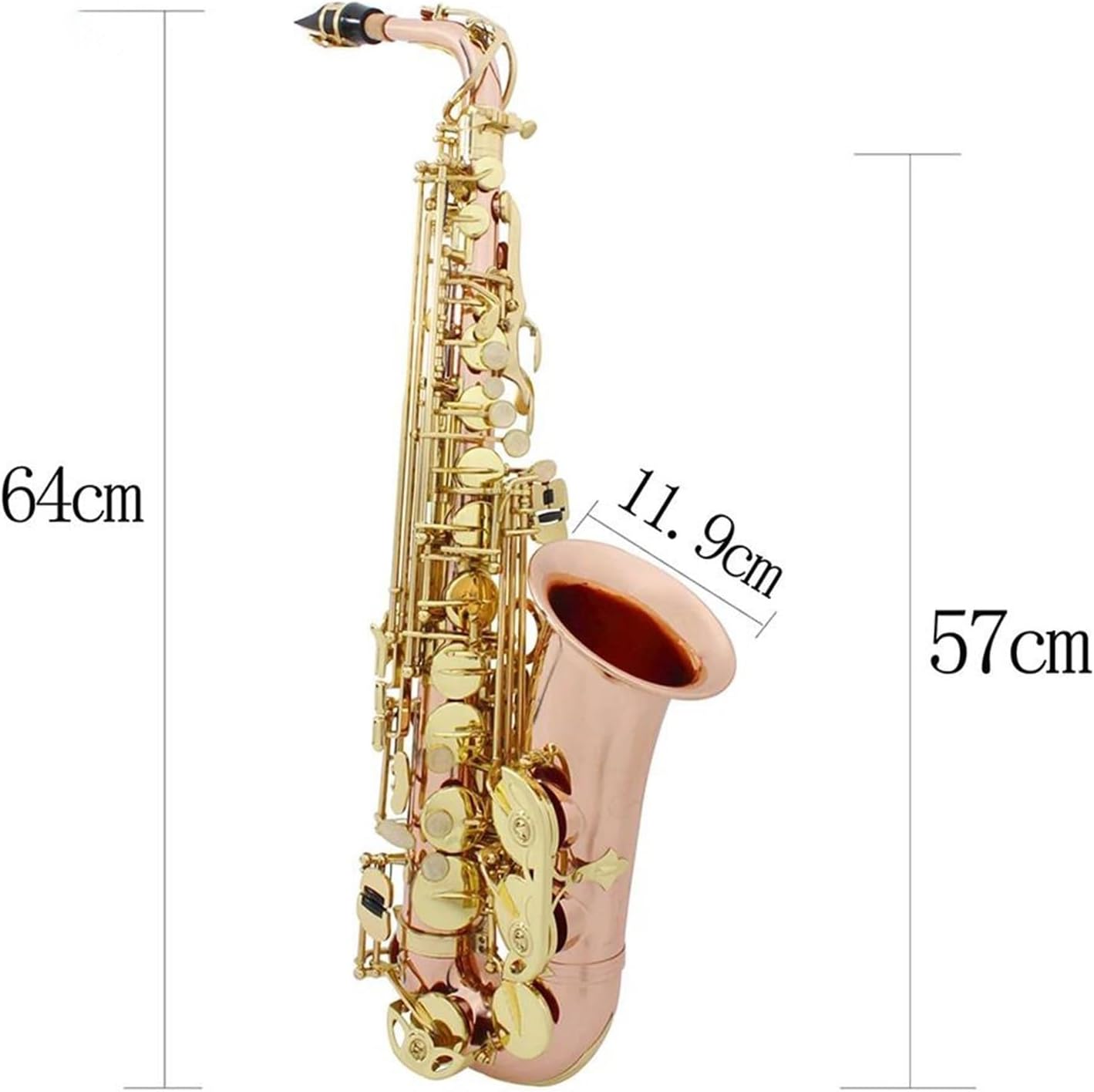 Eb Alto Saxophone Phosphor Bronze Material E Flat Sax Woodwind Instrument Saxophone With Case Gloves Reeds Strap