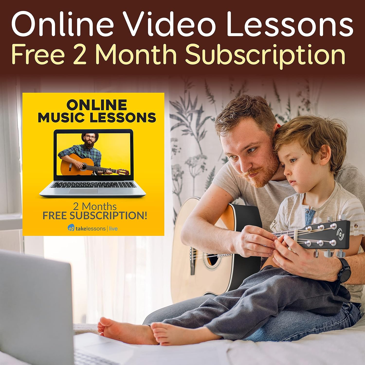 Pyle Acoustic Electric Guitar Kit, 1/4 Scale Spruce Wood Steel String Instrument w/ Gig Bag, 30”