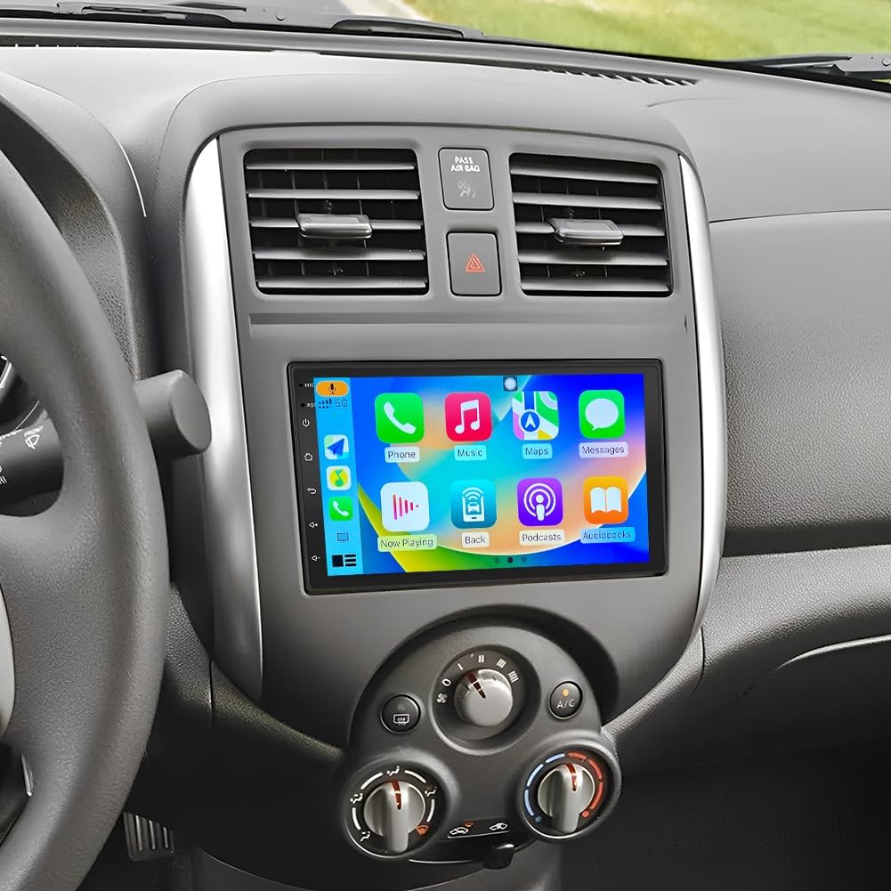 Android 13 Double Din Car Stereo Radio for Nissan Versa 2012-2019 7