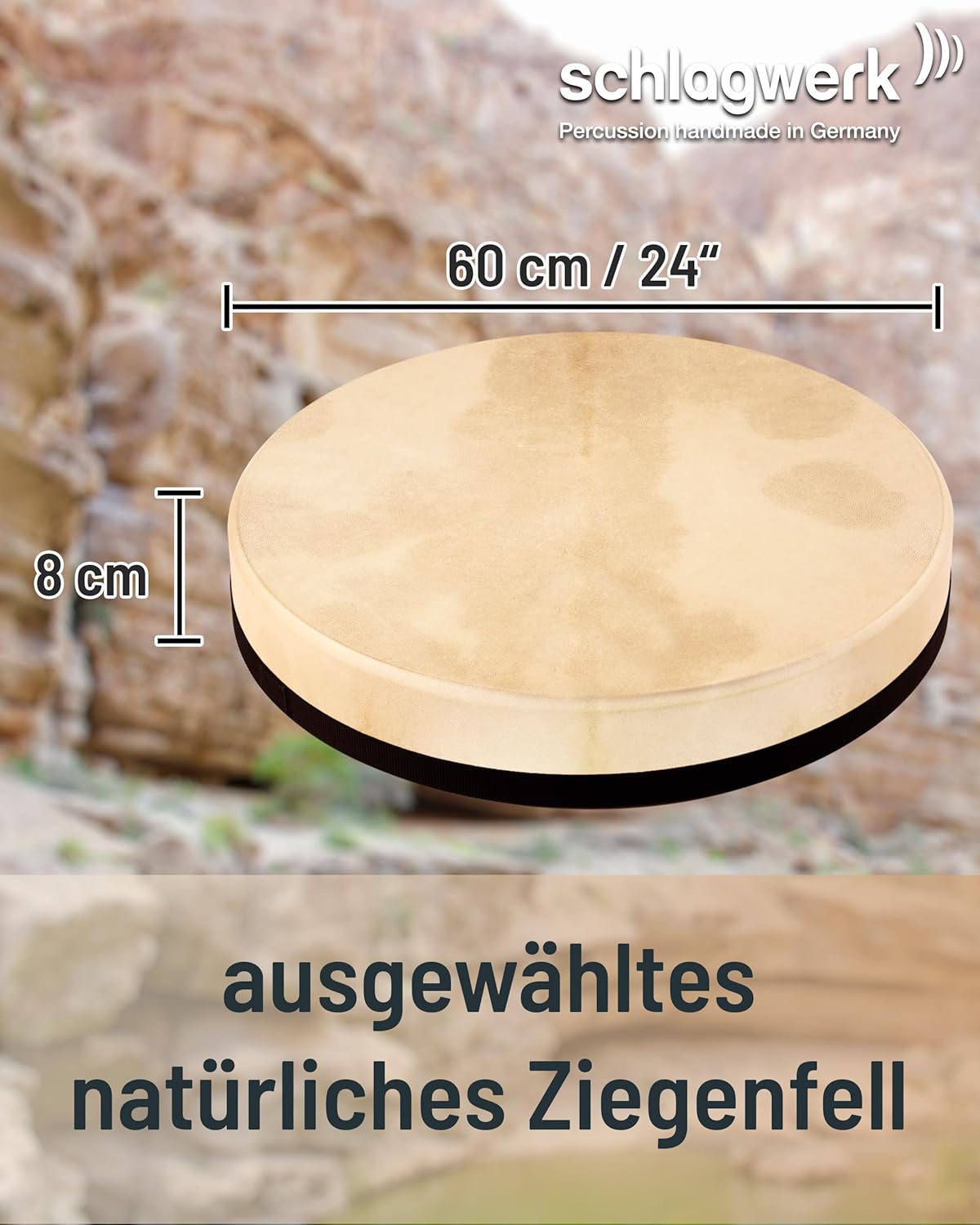 Schlagwerk RTS61 Tunable Frame Drum with Cross Frame