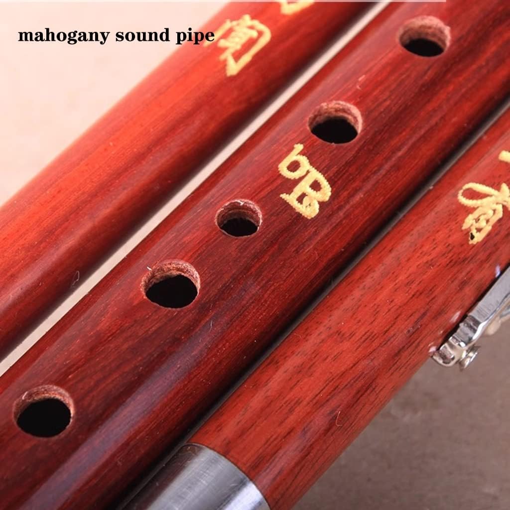 C Down B Key Hulusi Seven Hole Gourd Silk Playing Wind and Flute Instruments in The Choir Concert Hall Cucurbit Flute (Size : B-Flat)