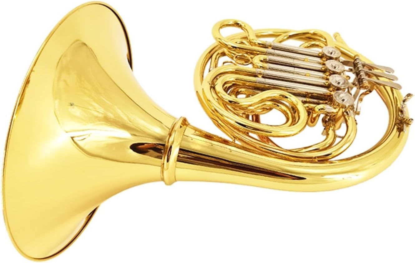 French Horn Instrument 4 Keys Double Row Suitable for Beginners and Adults