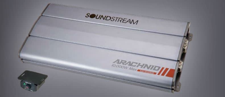 Soundstream AR1-3000D 3000W Monoblock Class D Amplifier with Bass Remote