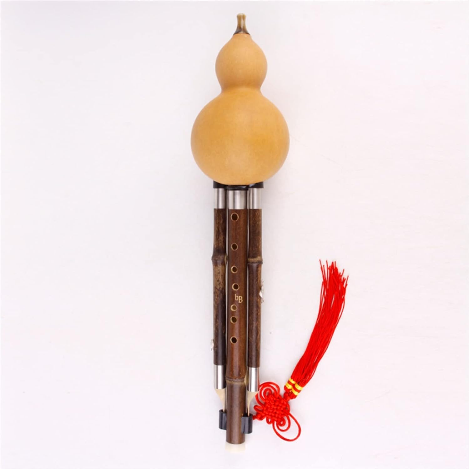 Musical Instrument Mahogany Nine-Hole Cucurbit Flute BB Wind Instrument Gourd Flute (Bb)